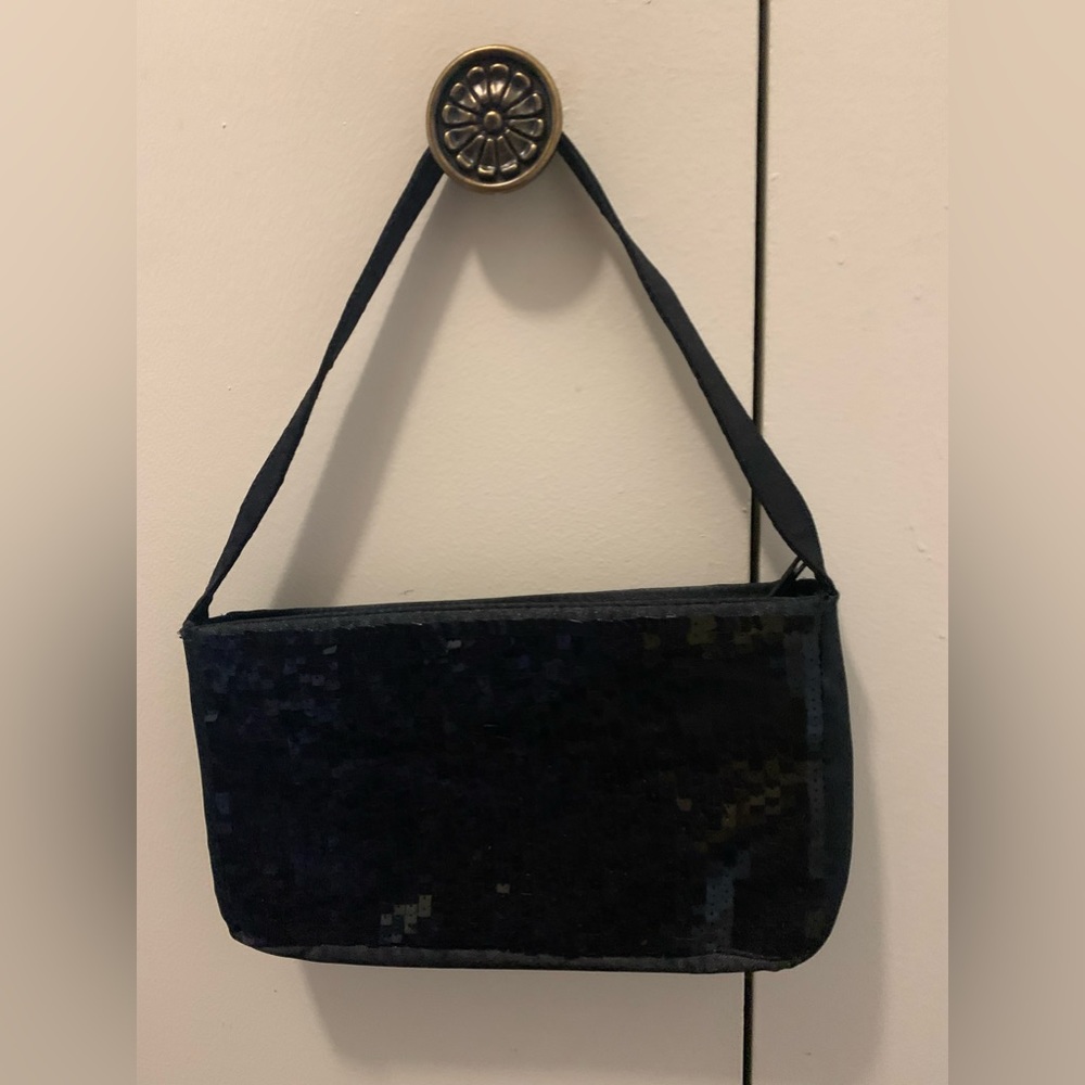 Pretty little pure with sparkling black sequins.